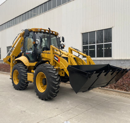10.6ton 4CX Backhoe Loader:SHANMON388H Robuuste en flexibele grondbewegingsapparatuur
